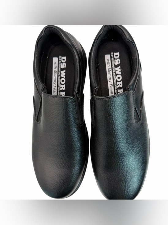 Men’s Black Work Shoes with Orange Accent main image 2
